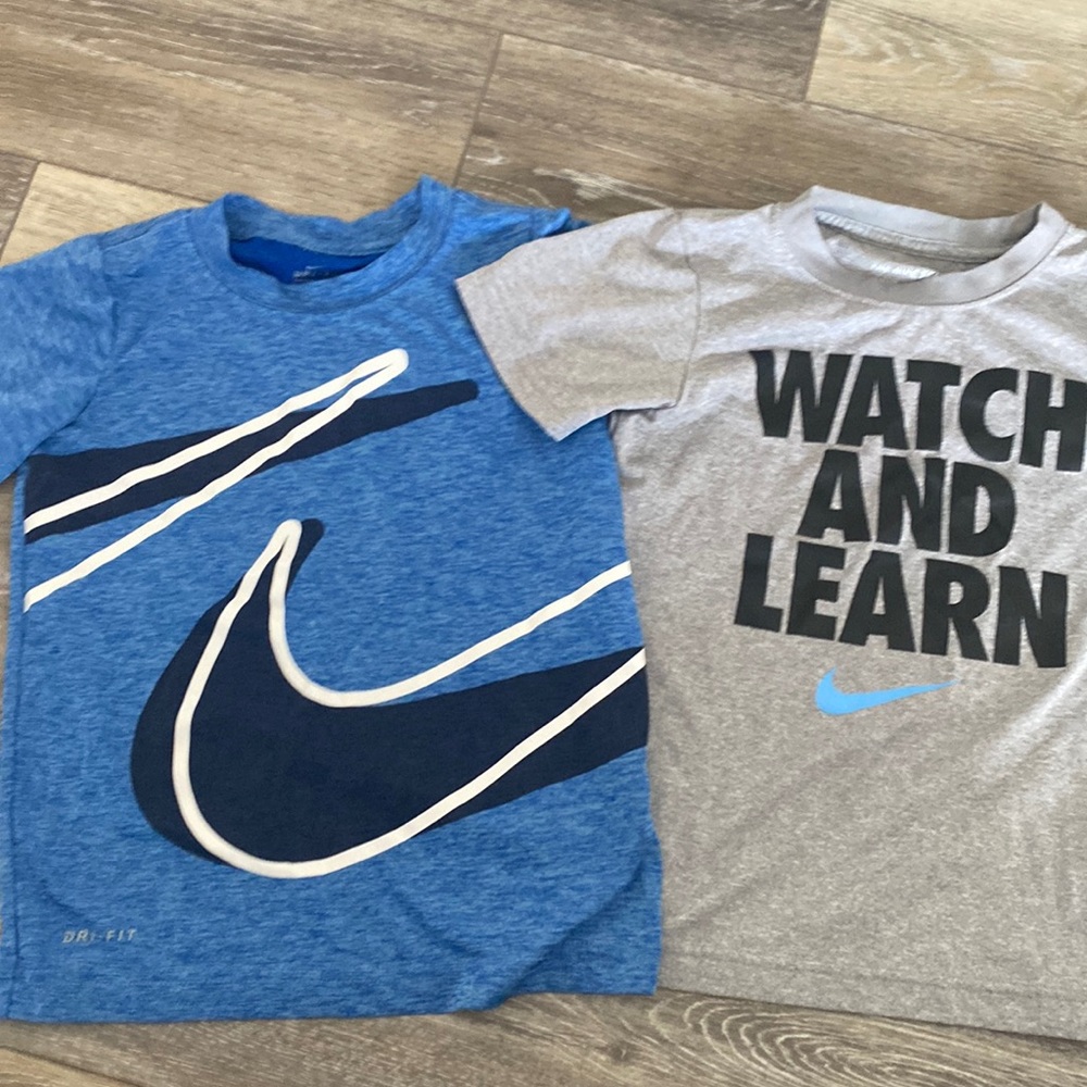 Nike bundle of boys DriFit shirts